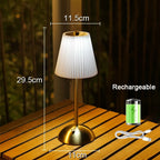 Aurevia™ Pleat 1000mAh Cordless Table Lamp