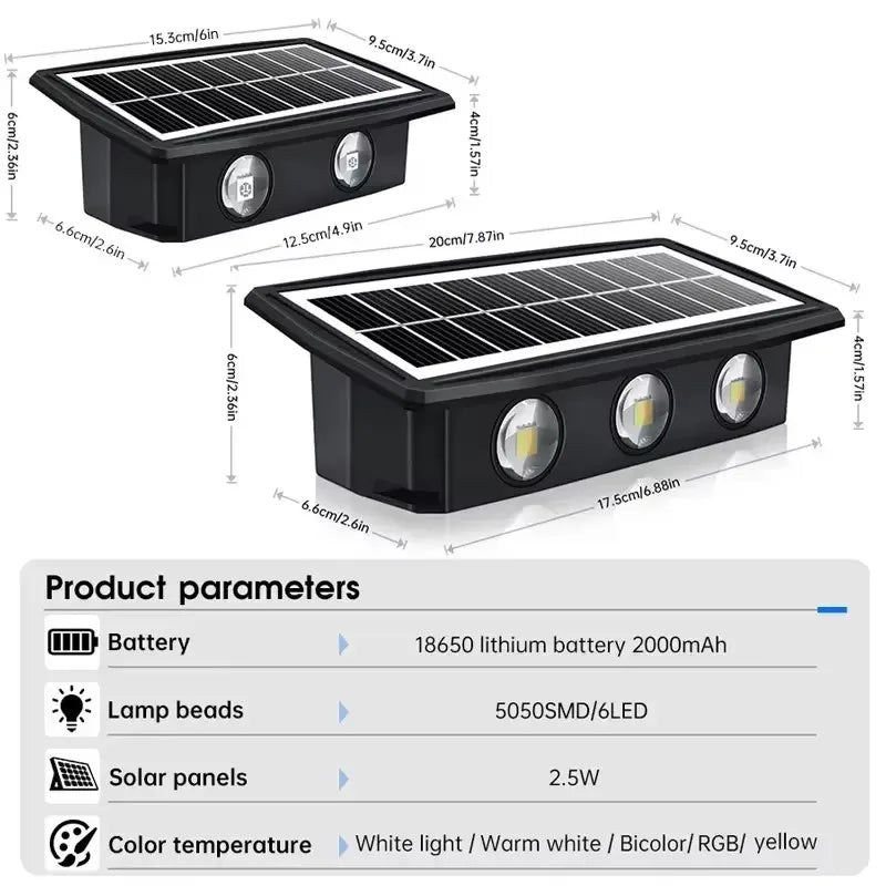 Aurevia Halo Solar Wall Light