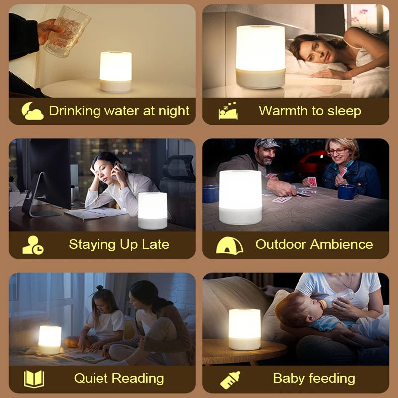 Aurevia Dusk Touch Bedside Lamp