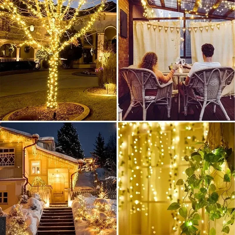 Aurevia Thread 100 LED Solar Fairy Lights