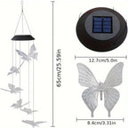 Aurevia Flutter Solar Butterfly Wind Chime