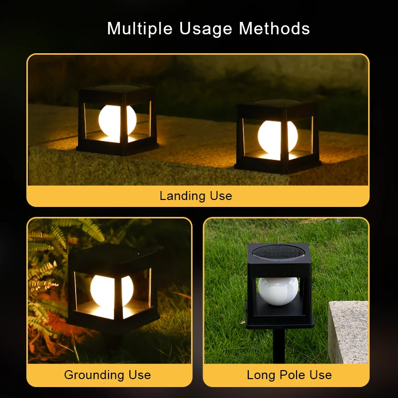 Aurevia™ Crown IP65 Solar Post Light