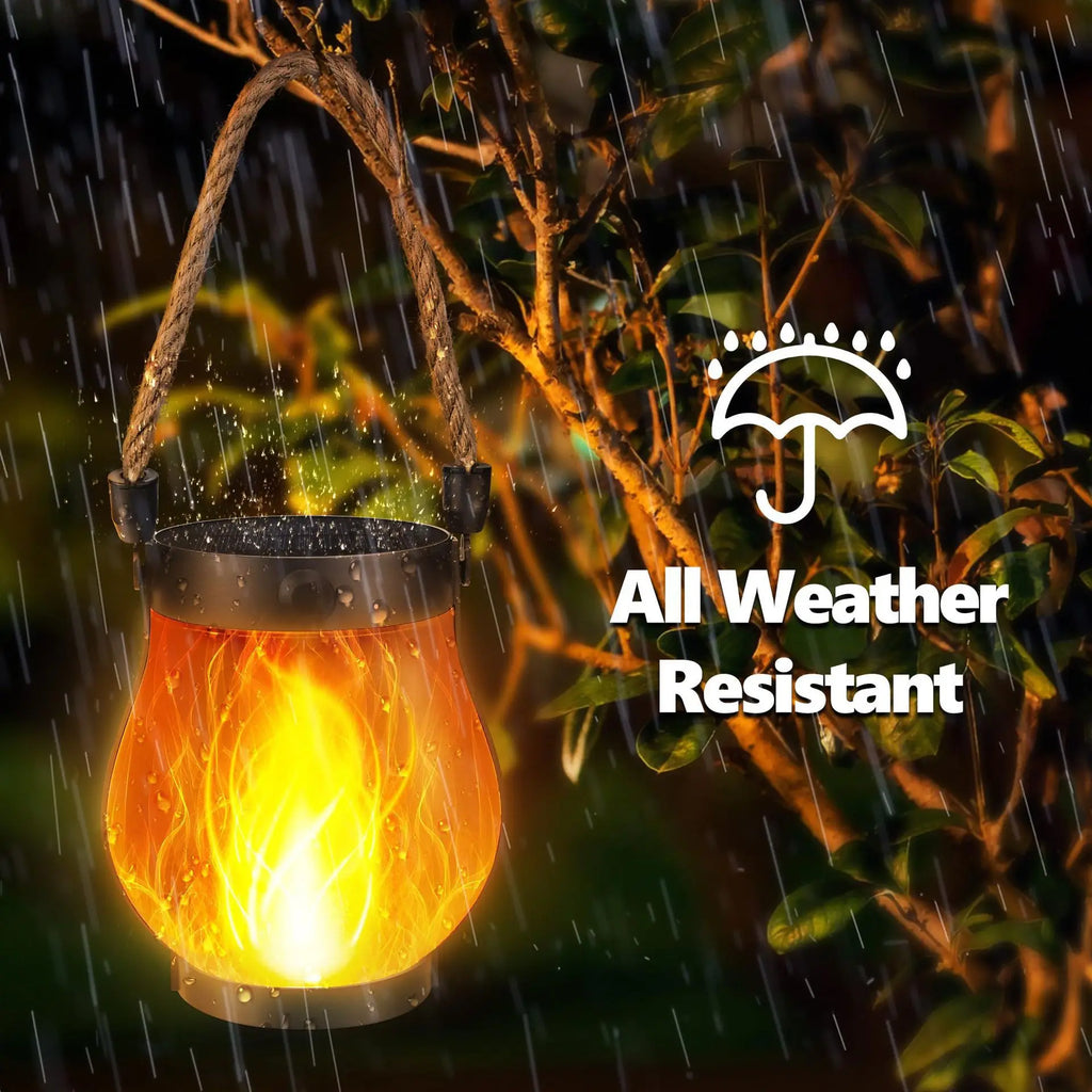 Aurevia Ember Solar Flame Lantern