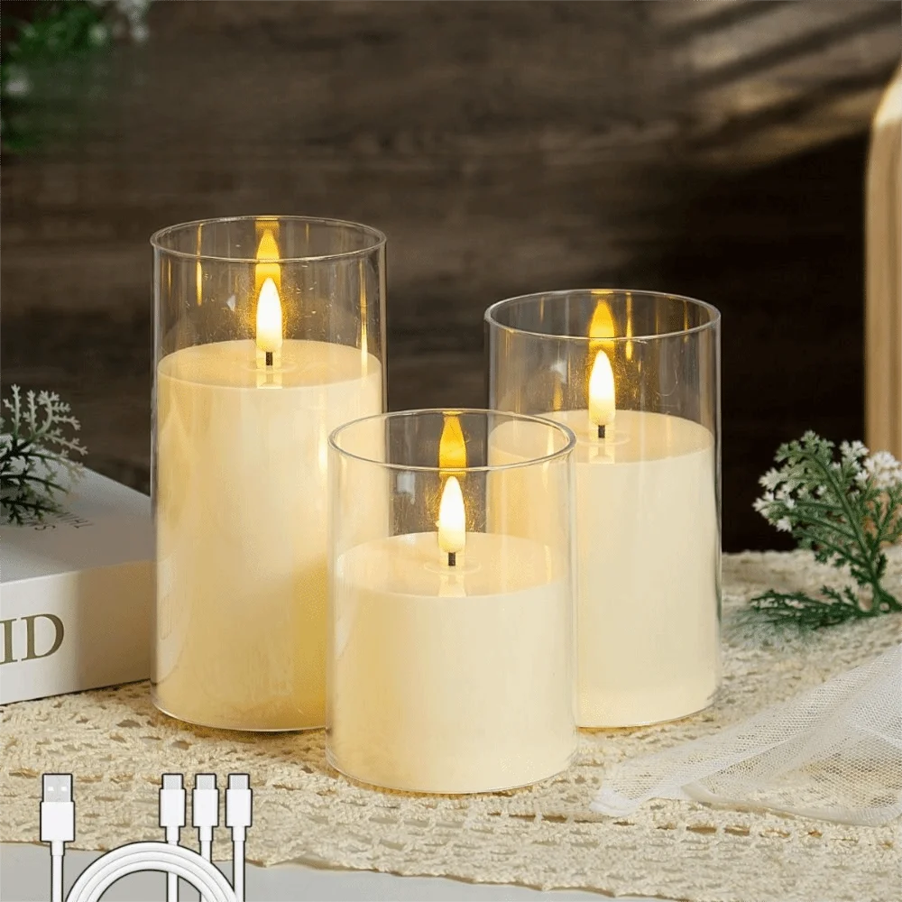 Aurevia™ Taper 30 Hour Rechargeable Candle