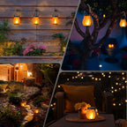 Aurevia Ember Solar Flame Lantern