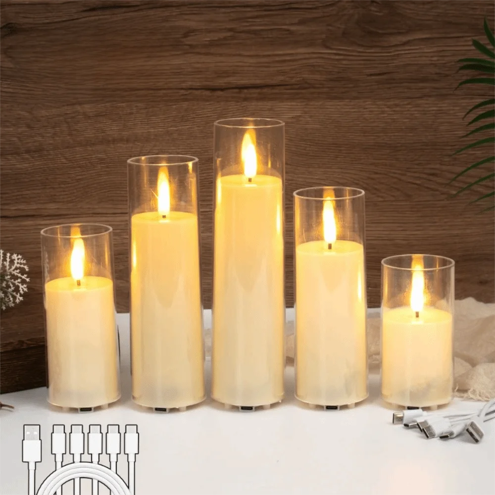Aurevia™ Taper 30 Hour Rechargeable Candle
