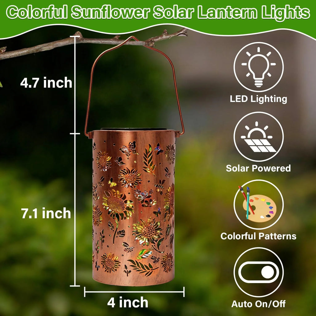 Aurevia™ Fern Solar Garden Lantern