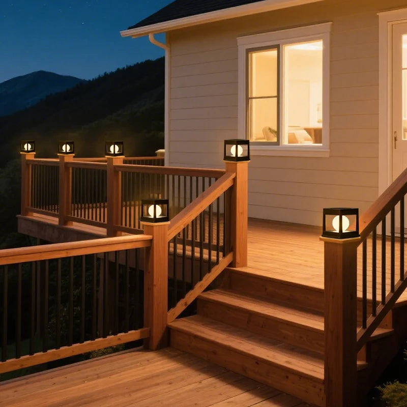 Aurevia™ Crown IP65 Solar Post Light