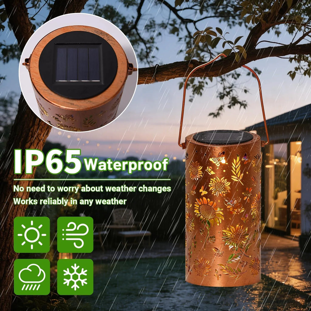 Aurevia™ Fern Solar Garden Lantern
