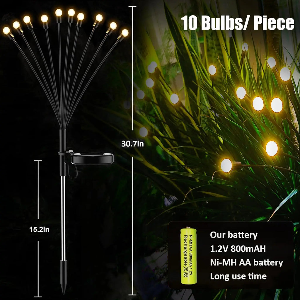 Aurevia™ Spark 10 LED Solar Firefly Lights