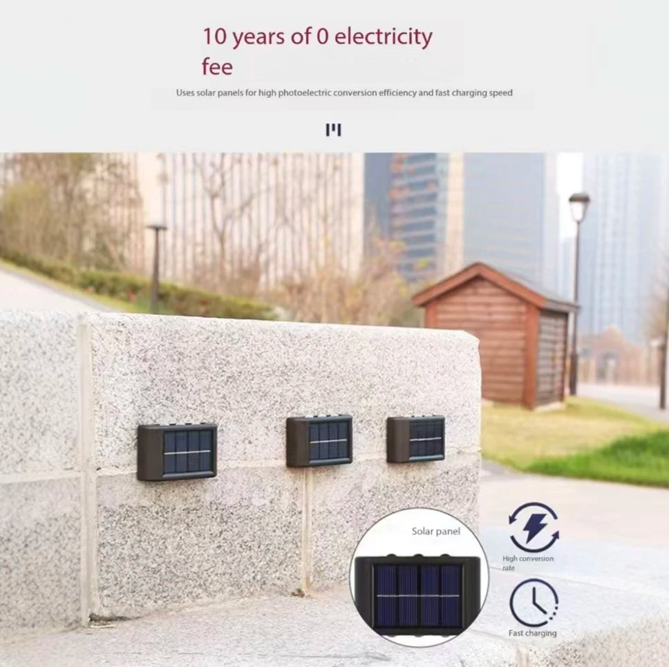Aurevia™ Ledge 6 LED Solar Fence Light