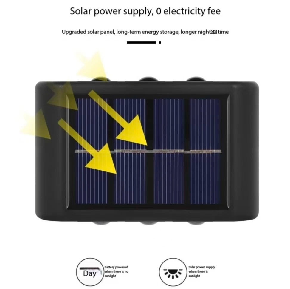Aurevia™ Ledge 6 LED Solar Fence Light