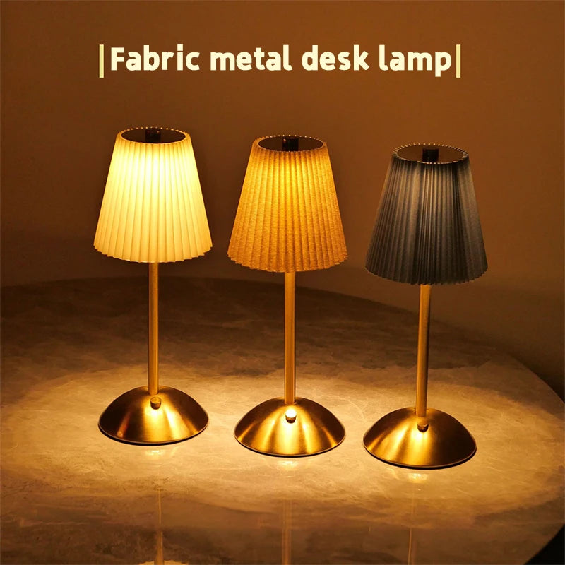 Aurevia™ Pleat 1000mAh Cordless Table Lamp