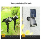 Aurevia Pin 9 LED Solar Spotlight