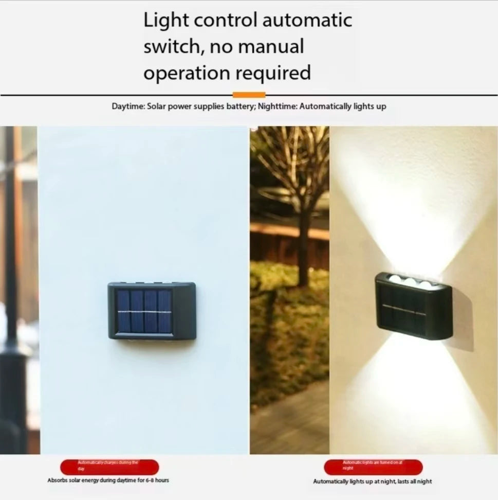 Aurevia™ Ledge 6 LED Solar Fence Light