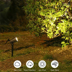 Aurevia Pin 9 LED Solar Spotlight