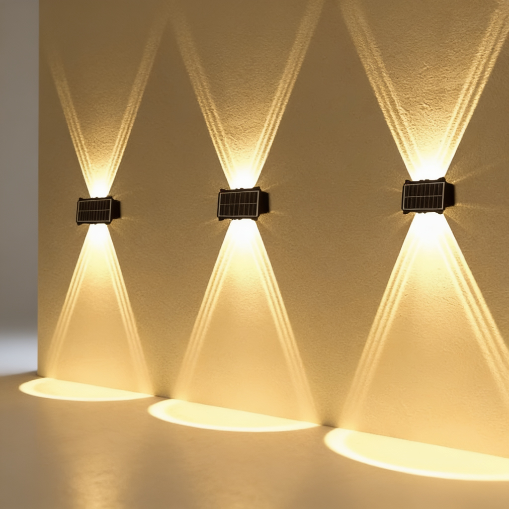 Aurevia Halo Solar Wall Light studio product shot