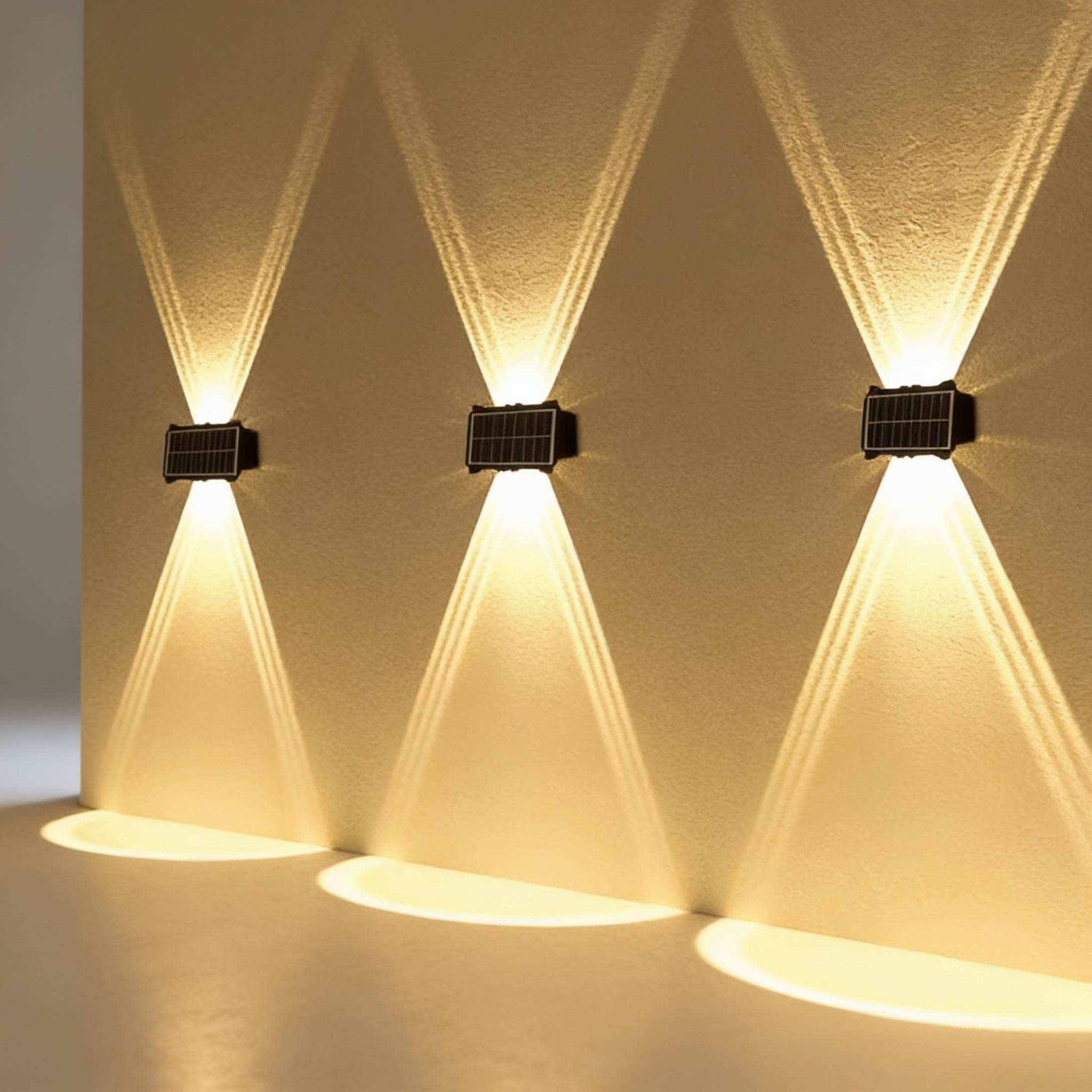Aurevia Halo Solar Wall Light studio product shot
