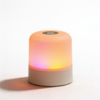 Aurevia Prism 16 colour table lamp studio product shot on white