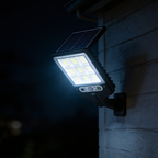 Aurevia Sentry solar security light at night